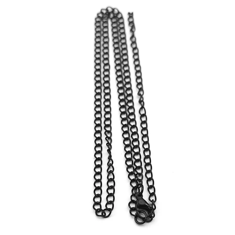 Edelstahl-Schwanzkette für Halskette, Armband, Verlängerung, Gold, Silber, Schwarz, DIY-Schmuck für Damen und Herren, Zubehör – Detail 8