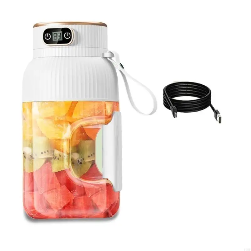 J1HF Convenient Juices Cup Blenders Cup Juices Maker Suitable for Juices Enthusiasts