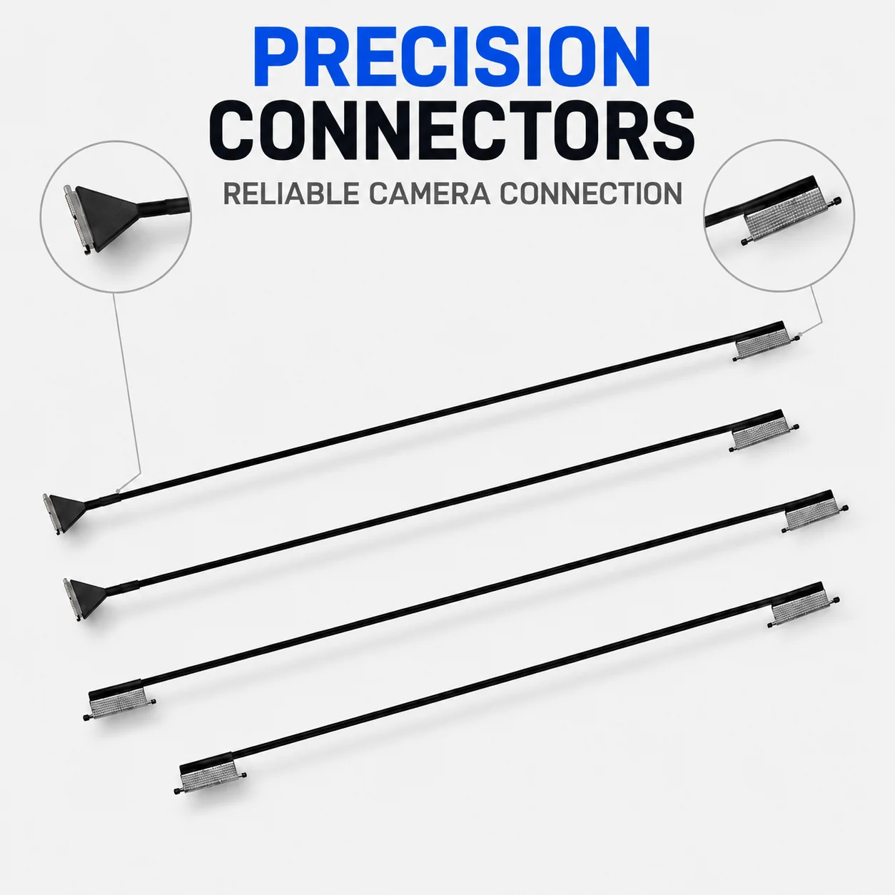 O4 Coaxial Cable for DJI O4 Air Unit Pro O4 Lite 60mm 130mm 200mm 300mm MIPI Camera Replacement FPV Freestyle Racing Drone Parts