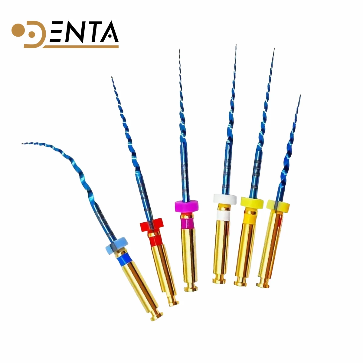 File Fleksibel File Putar Endo File Endodontik Emas 21/25/31Mm Instrumen Nikel Titainium Kedokteran Gigi