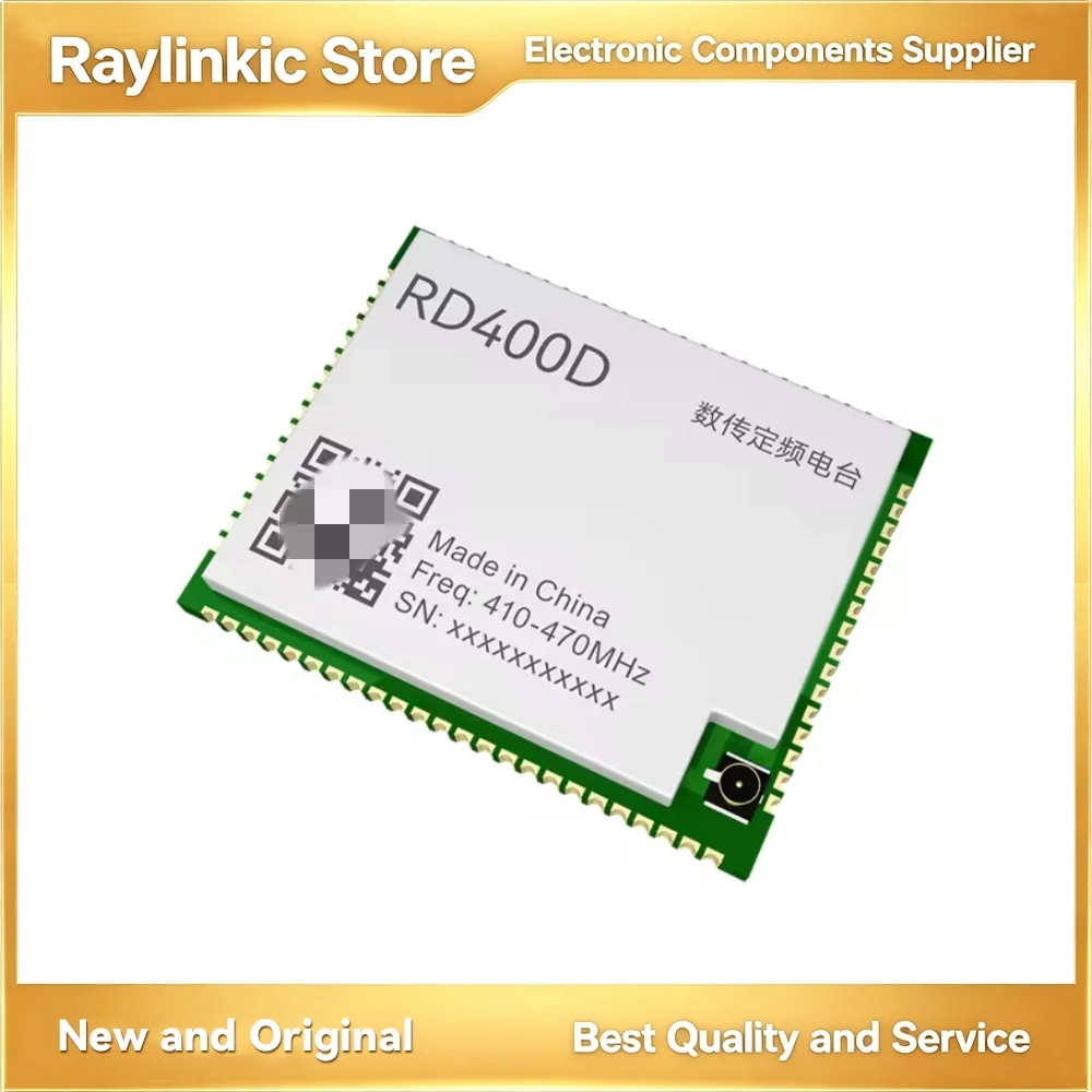 EBYTE RD400D 410-470MHz Data Transmission Radio Module, 30dBm, 5.6km Range, TRIMTALK/TRIMMARK3/TRANSEOT, Stamp Hole