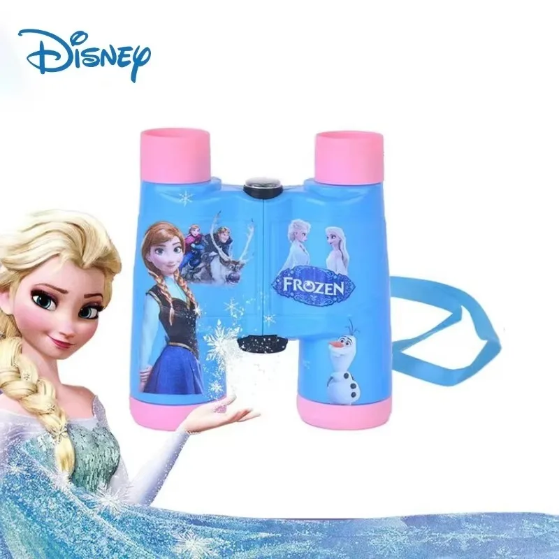 Disney Gefrorene Prinzessin Elsa Teleskop Kinder Bildungs Lernen Kinder Spielzeug Cartoon Vogel Beobachtung Klapp Teleskop