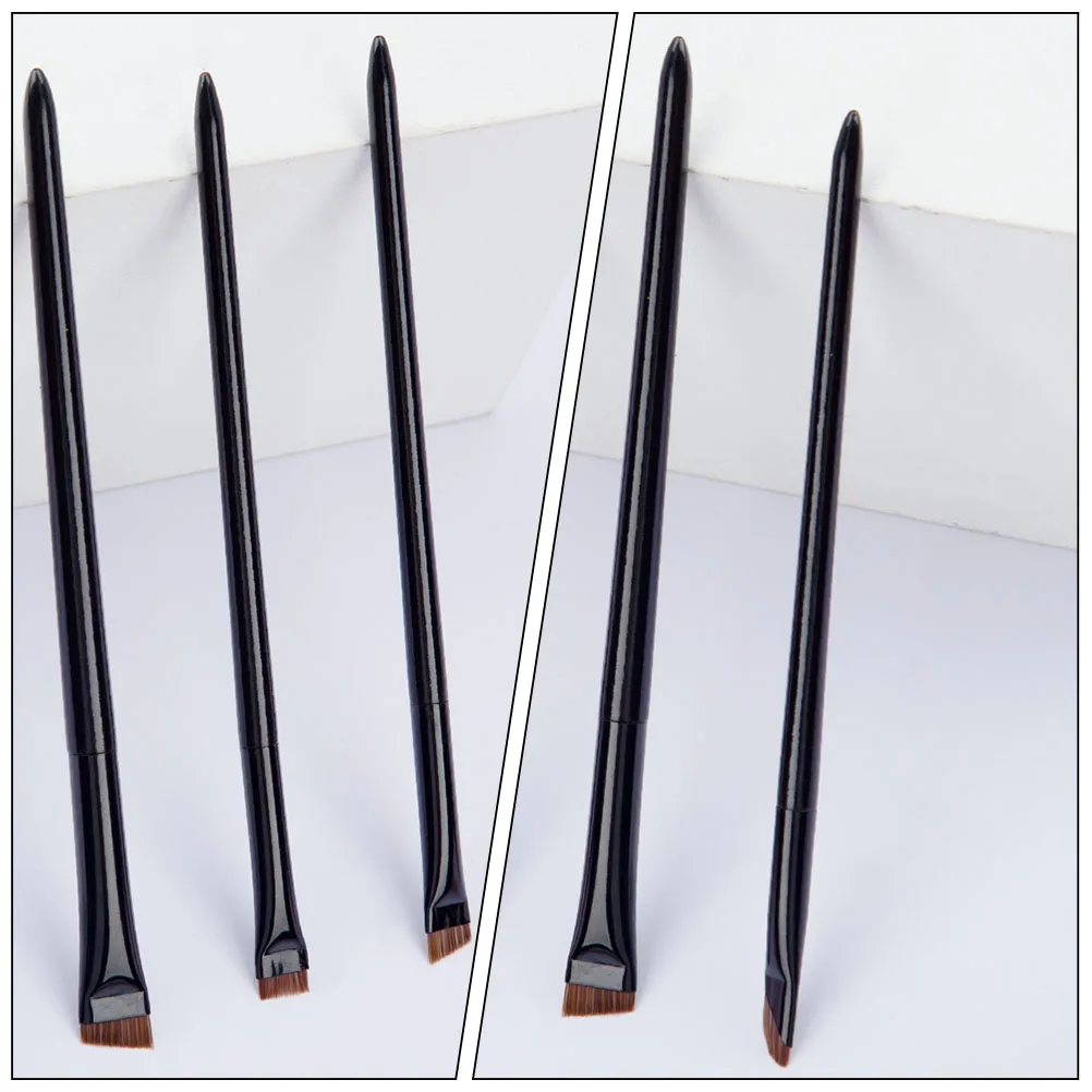 

1 set 1 Set Eyeliner Makeup Brush Set Flat Angled Eyeliner Brushes Women Dual-Use Soft Eyebrow Eyeshadow Makeup Tool Female Gift