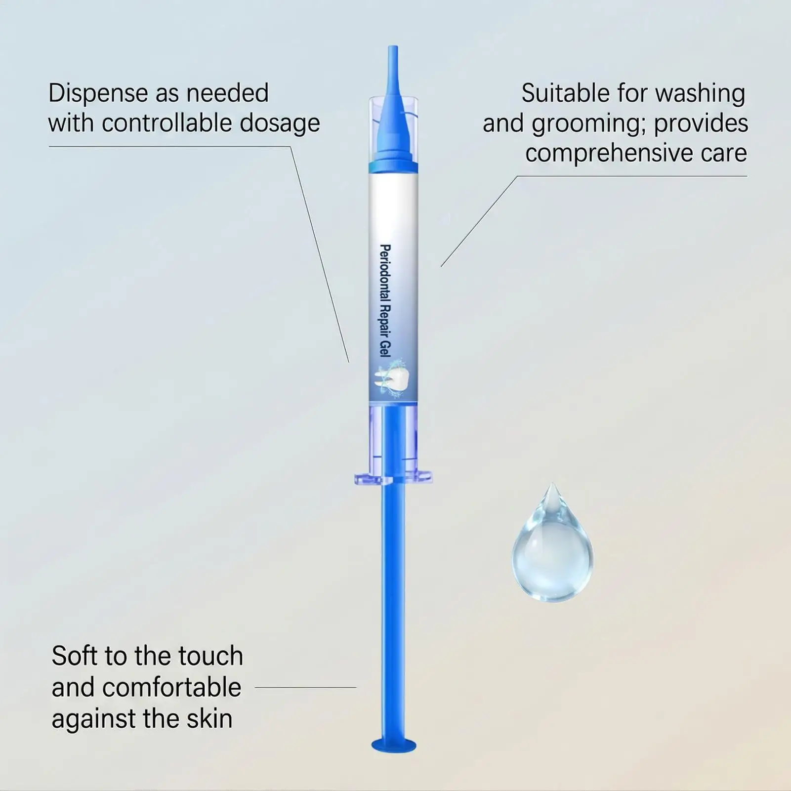 9ml 3pcs Gum Protect Gel Soothing Orals Care Gel With Odor Barrier Moisturizing Formula,Gentle Gum Relief For Sensitive Teeth