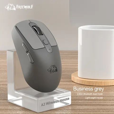 Mouse Wireless,teclado inalambrico bluetooth,Bluetooth Dual, Mode Power Linght,5-Speed DPI,PAW3212 Chip, Silent Design