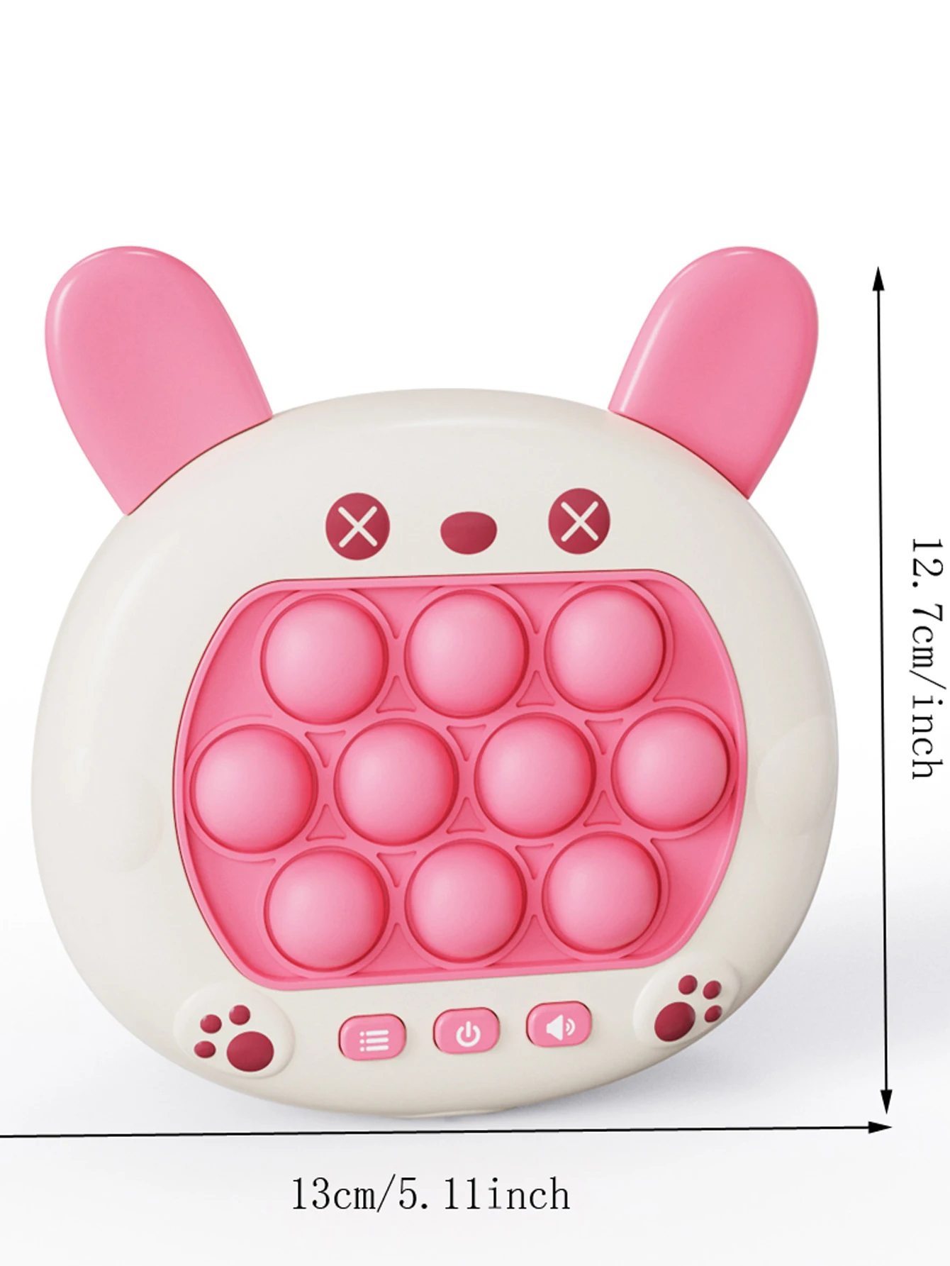 Children's Push-Button Puzzle Toy for Girls, Educational Whack-A-Mole Game Console, Quick-Push Machine for Concentration Training