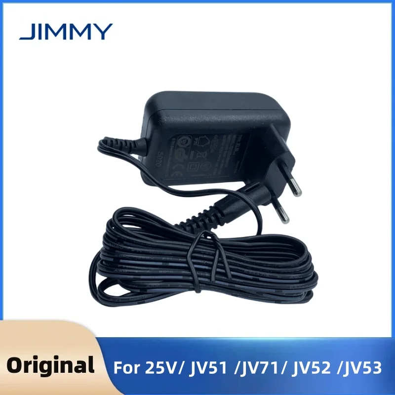 Новый оригинальный адаптер для зарядного устройства JIMMY 25 В JV51 JV71 JV52 JV53, ручной беспроводной пылесос JIMMY JV51 Новый оригинальный адаптер для зарядного устройства JIMMY 25 В JV51 JV71 JV52 JV53, ручной беспроводной пылесос JIMMY JV51