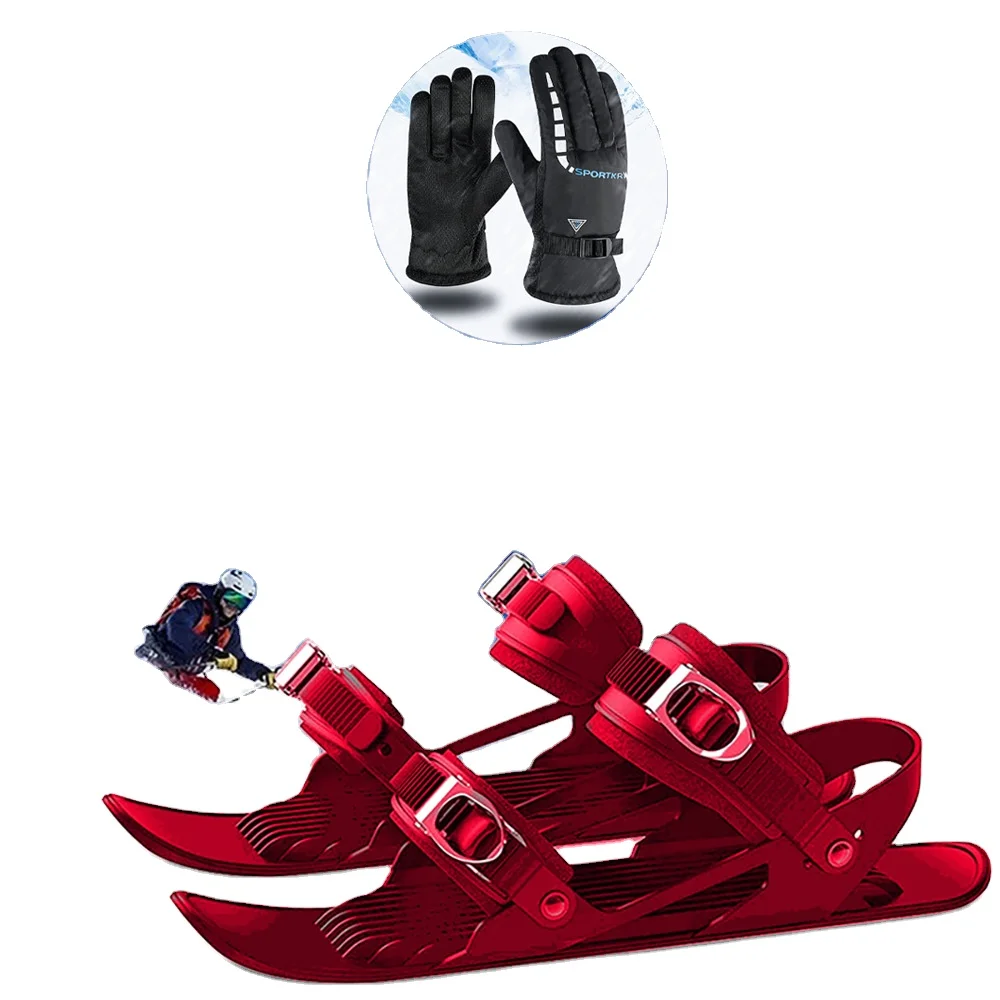 Snow Shoes, Freeride Snowboards Snowshoe Bindings Quick Release Binding Snow Shoes 1 Pair Mini Ski Skates