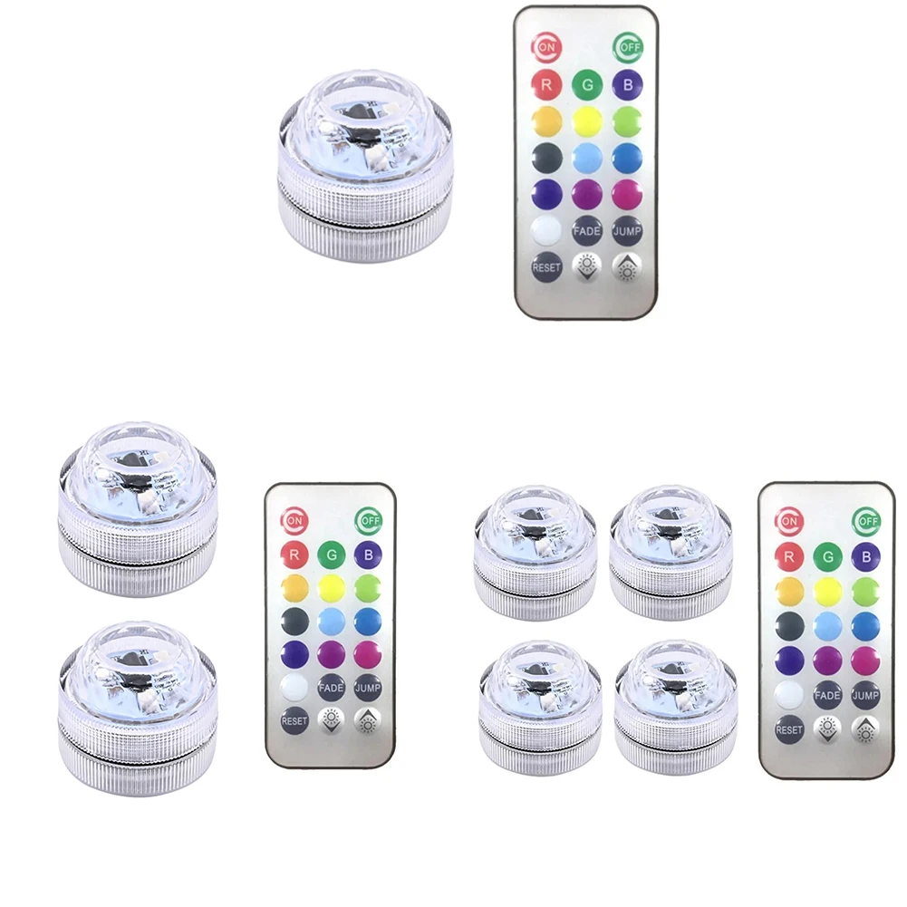 Wireless Adhesive LED Car Interior Environmental Light Colorful Car Roof Foot Atmosphere Light RGB Remote Control Decoration