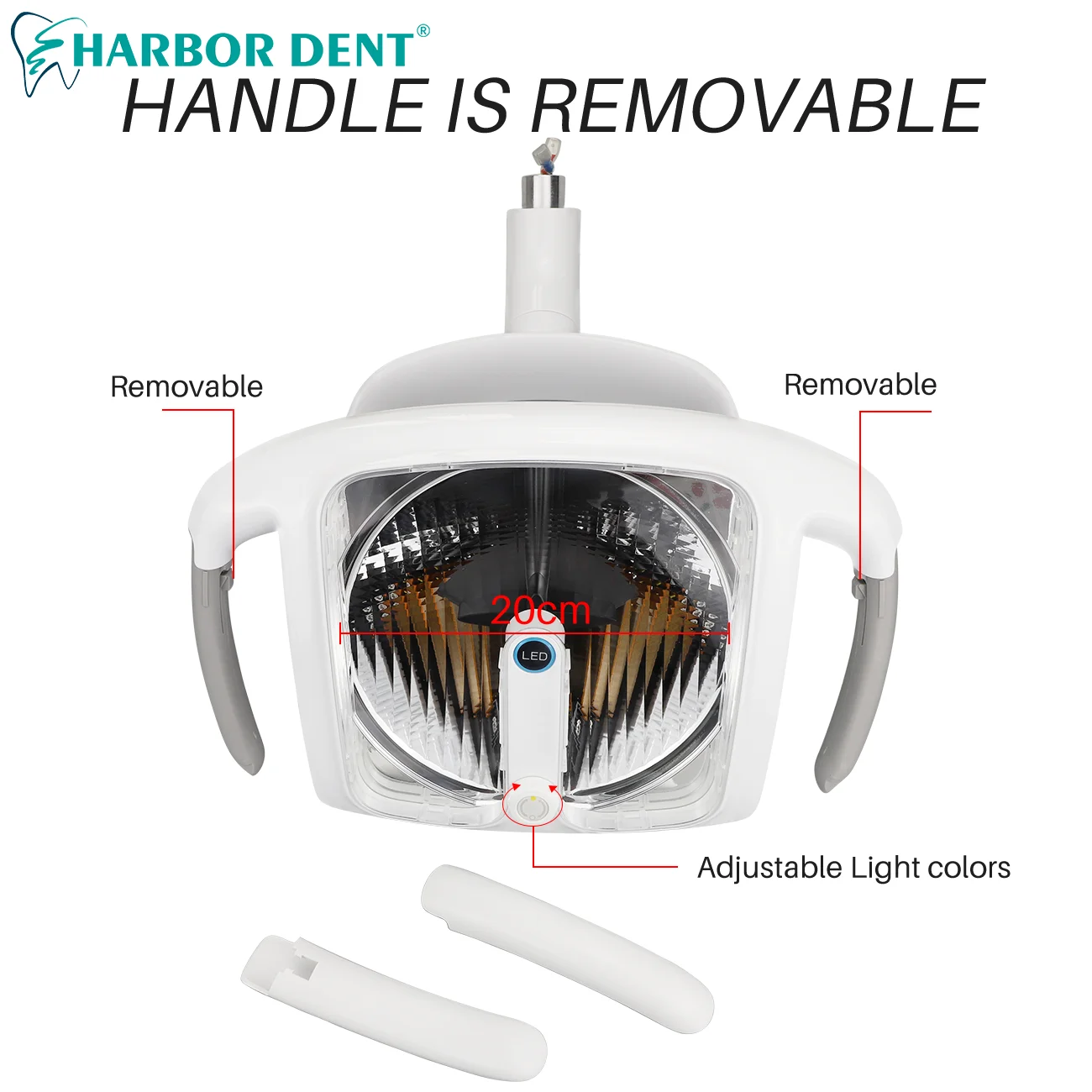 25W Dental Induction Light Operation Lamp For Dentistry  Dental Chair Unit Oral Light Mobile Clinic