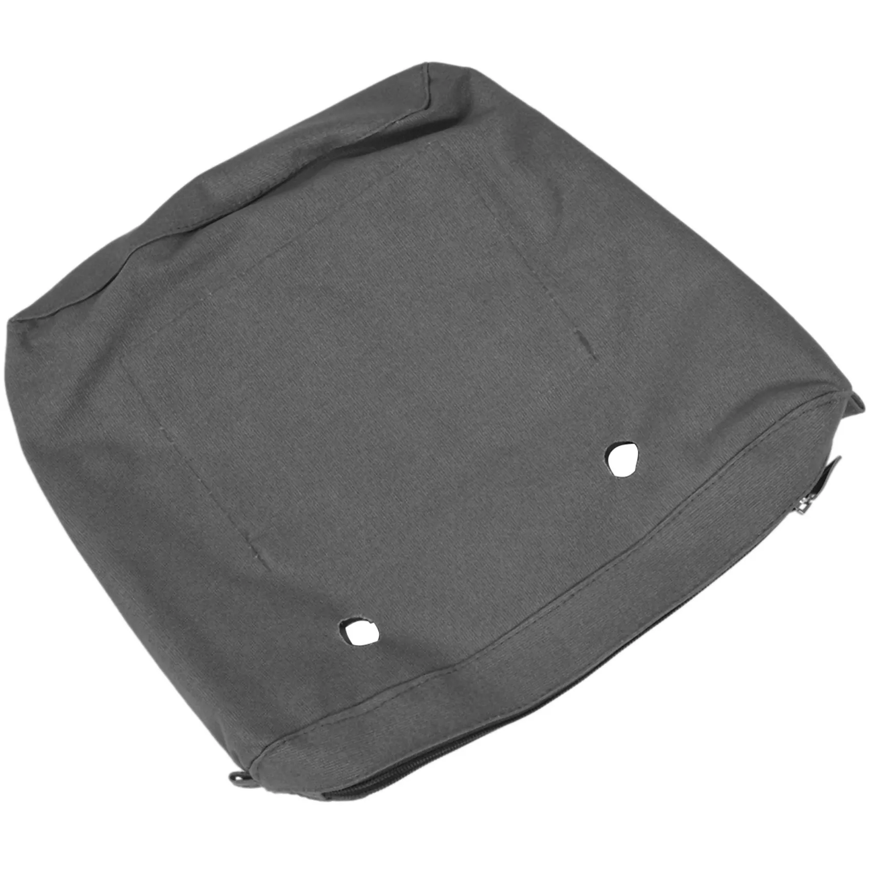 ABQR Waterproof Solid Canvas Insert Inner Lining Insert Zipper Pocket for Obag O Bag Handbag Bag Deep Gray Mini