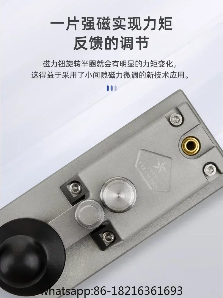 PRO CCZ Magnetic Feedback Rebound Straight Force Keys CW Morse Manual