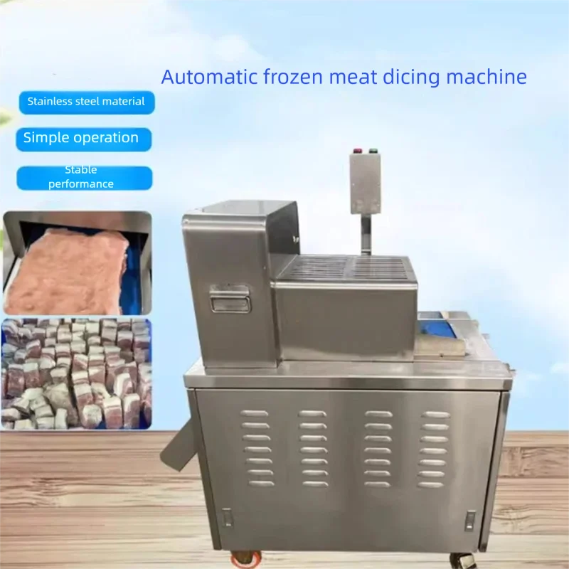 BABEJING Efficient Frozen Meat Slicer, Multifunctional Low-Noise Bone Slicer, Commercial Pork Rib Slicer
