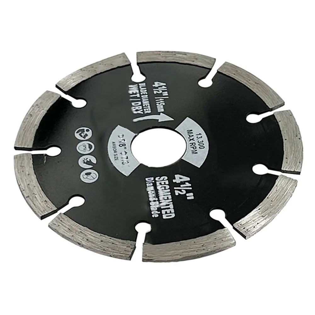 Disco da taglio in pietra con lama diamantata da 115mm per smerigliatrice angolare lame per utensili da taglio in granito di marmo accessori per utensili elettrici