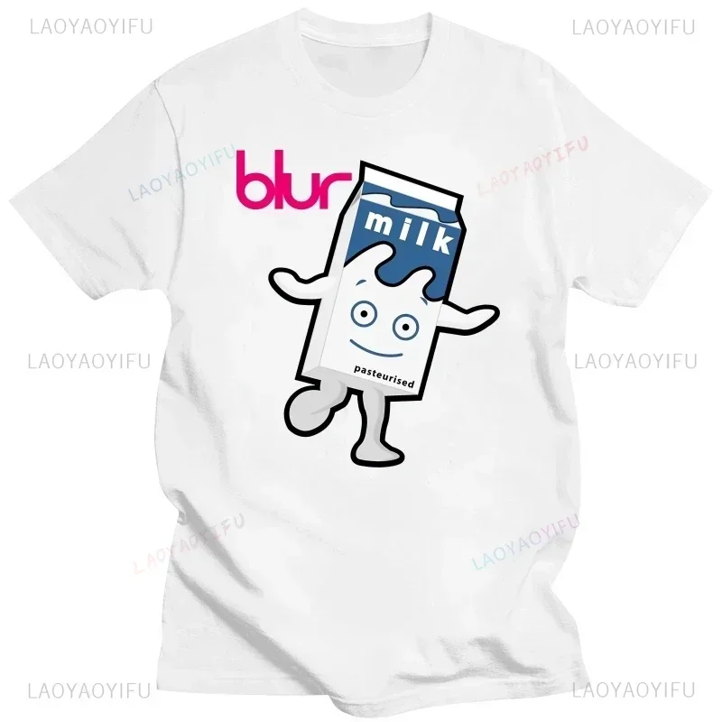

Milk Band Concert Tour Printed T Shirt Summer Streetwear Casual O-neck in Fashion Unique Tshirt