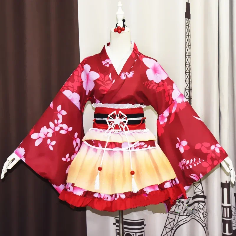 

Аниме Lovelive Косплей Love Live Кимоно Ядзава Нико Костюмы Косплей Для Женщин Девушка Сонода Уми Нишикино Маки Хонока Хонока Эли