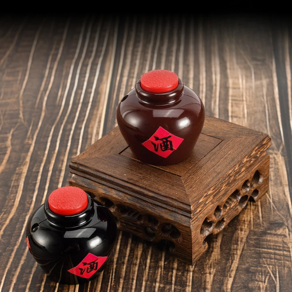 New mini jar inflatable lighter, straight forward windproof lighter, cigarette accessories, men's gift