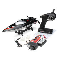 Feilun FT012 RTR Several Battery Upgraded FT009 2.4G Brushless RC Racing Boat 45km/h Vehicles Model Toys Vehicle Gift Kid