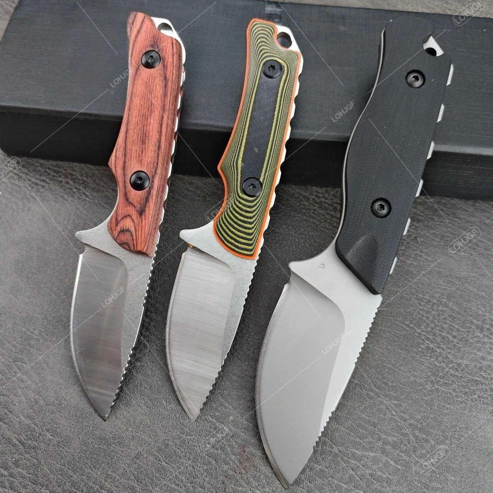 3 Models BM 15017 Hidden Canyon Straight Knife with Sheath Lightweight Outdoor Multi-functional Tools Portable Fishing Knives