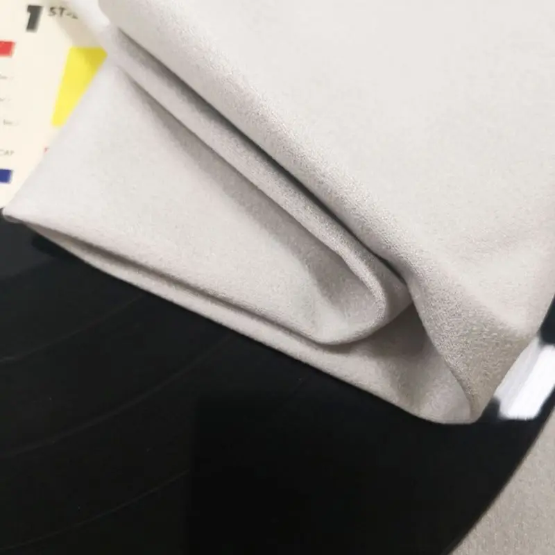 قطعة قماش تنظيف كبيرة الحجم من الألياف الدقيقة من الشامواه لسجل الفينيل لمسح الملابس H7JF