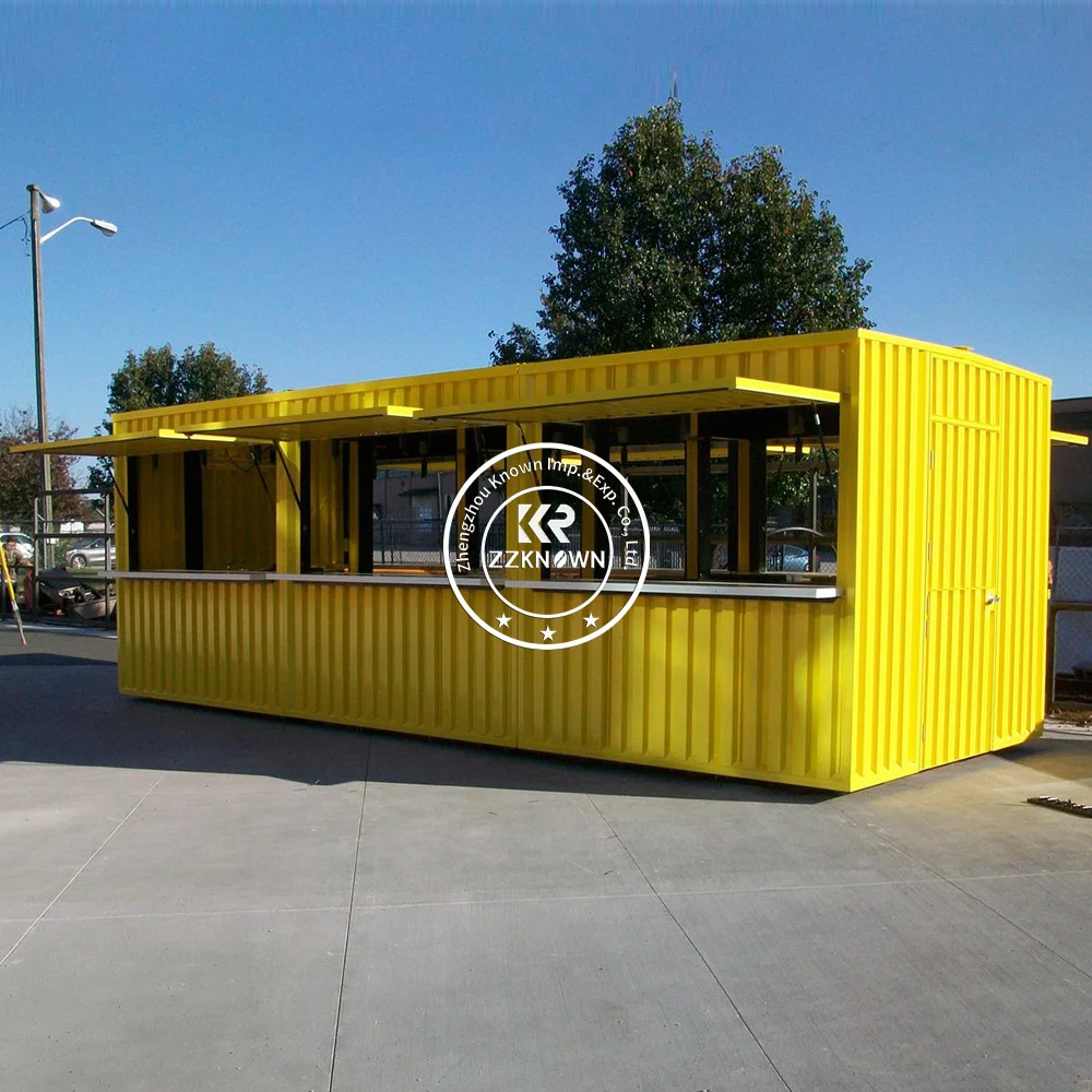 

Container Restaurant With Kitchen Shipping Container Bar for Sale Cafe Coffee Shop Mobile Kitchen Food Kiosk