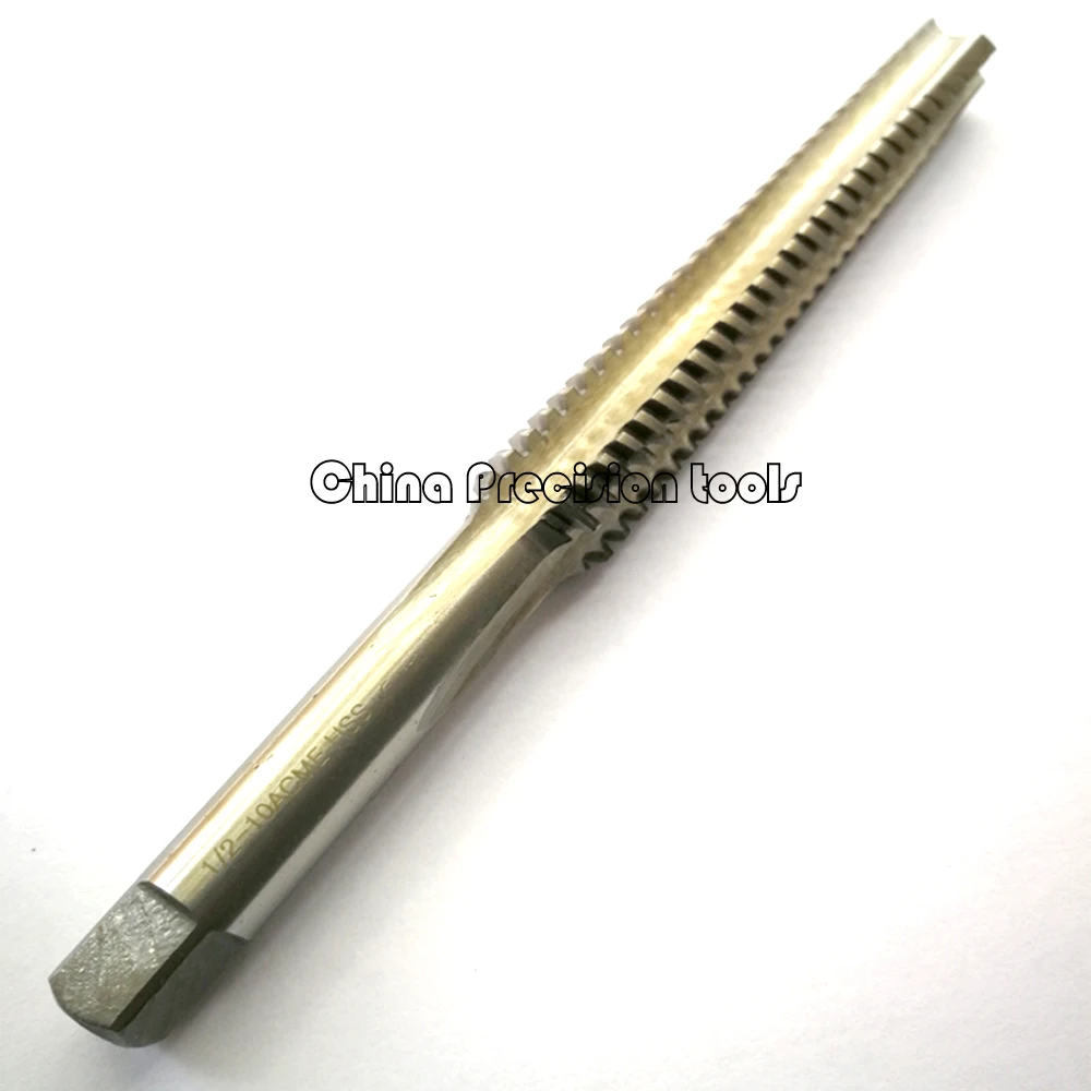 HSS Right Hand Acme thread  tap ACME 3/8 7/16 1/2 5/8 3/4 7/8 Trapezoidal threads taps 3/8-12 7/16-12 1/2-10 3/4-6 5/8-8 7/8-6