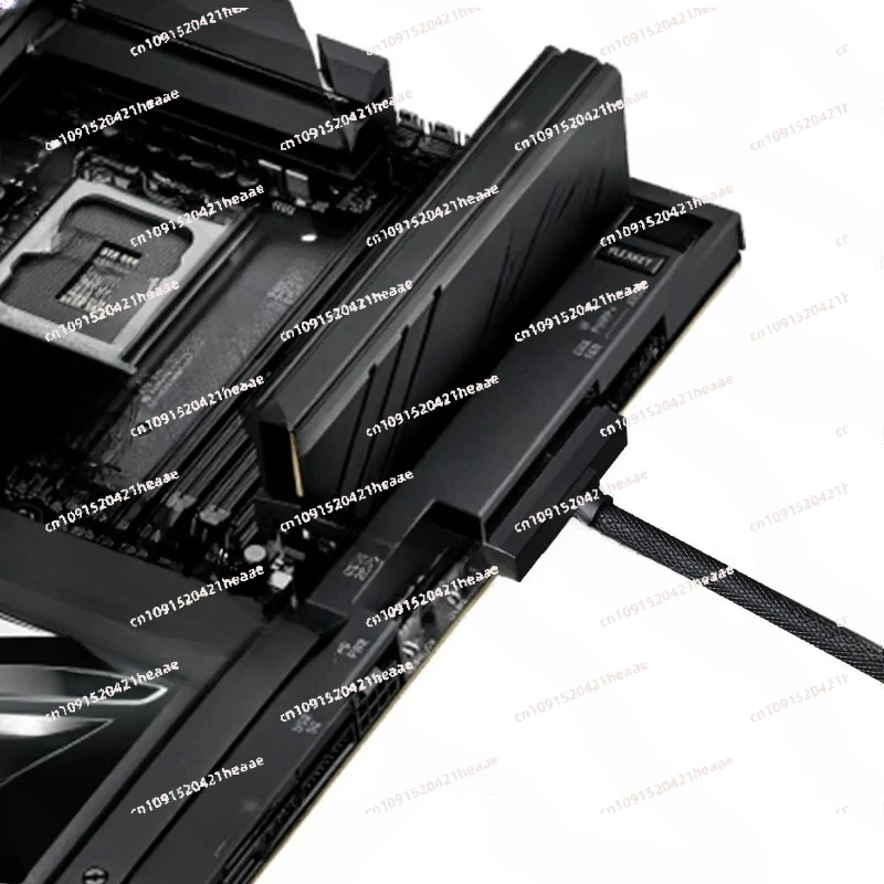 Suitable for 24-Pin ATX Modular Cable - Ultra-Soft Braided, Straight Connector for Full Modular PSUs