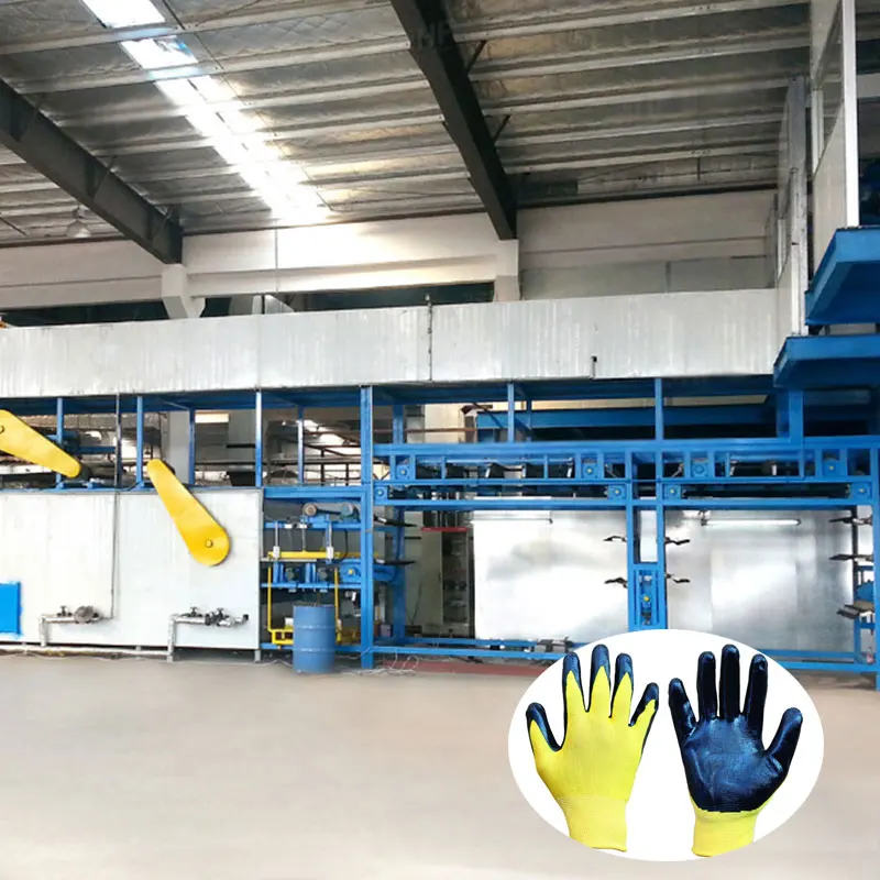 Yugong proteção de trabalho nitrilo metade mergulhando luva máquina trabalho plasti mergulho luvas de látex de borracha à prova dwaterproof água luvas de algodão
