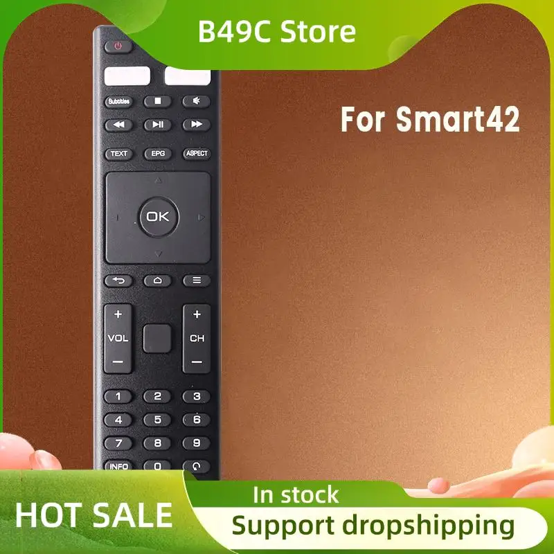 

B49C Universal Remote Control For Dyon Movie Smart42 TV Ergonomic Design