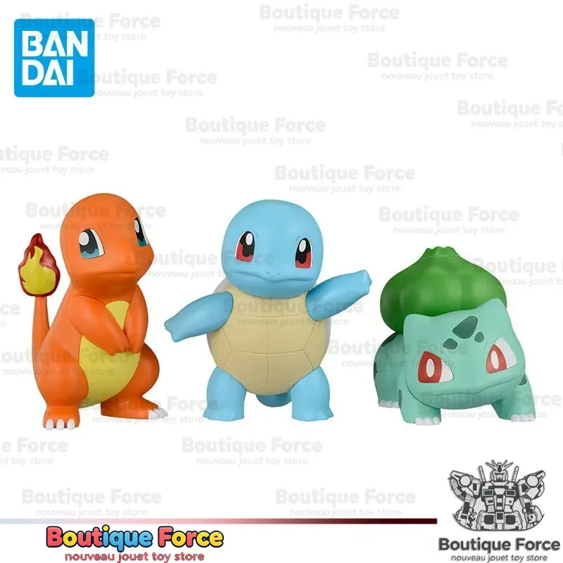 

Bandai Pokémon Charmander Bulbasaur Action Figure Official Anime Toy Collectible Model for Kids Gift Display Ornament PVC
