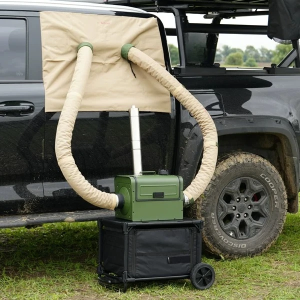 The second generation of planet corner self-generating mobile heat source firewood heater outdoor tent