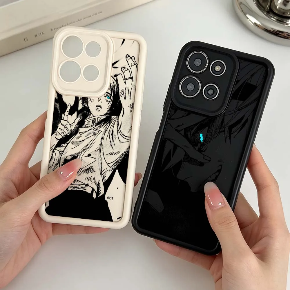 

Luxury Jujutsu Kaisen Comic For Motorola G06 G35 G53 G54 G57 G60 G75 G84 G86 G85 Edge 50 60 70 G Stylus Eye Ladder Phone Case