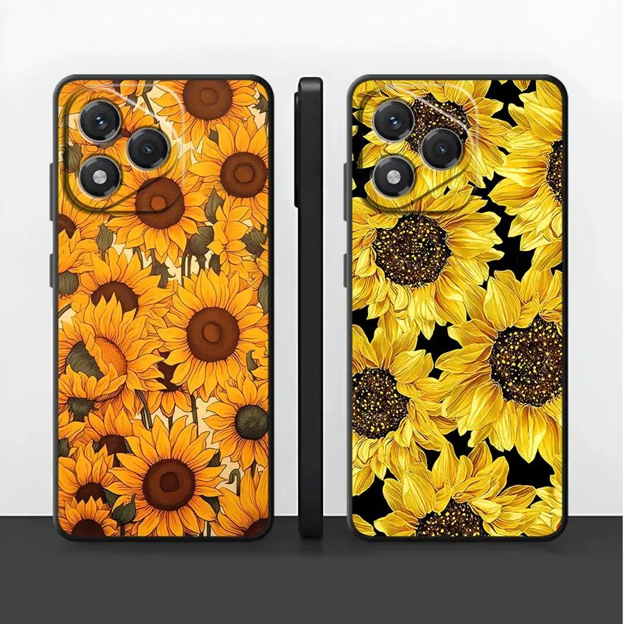 Sunflower Funda Phone Cover Case for Huawei P20 Lite 2018 P20 P40 Lite P30 P20 Pro P Smart 2019