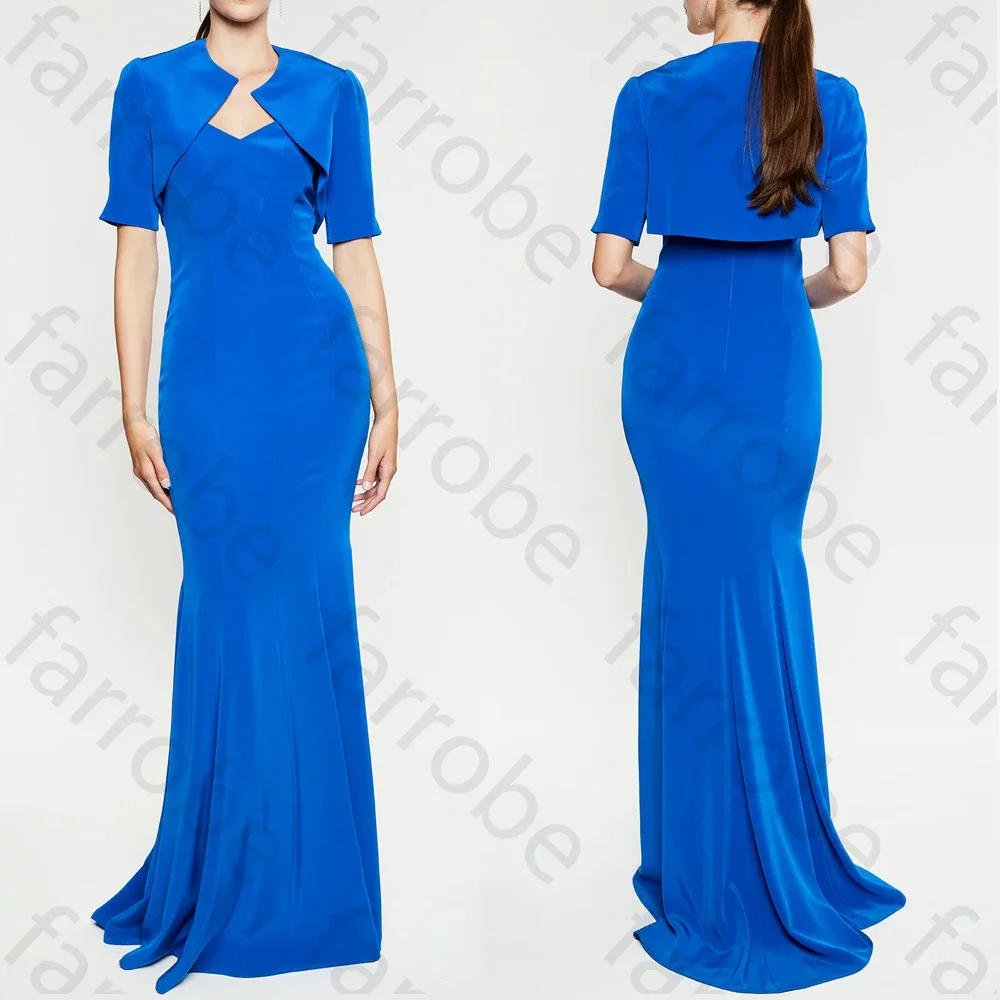 

Customized Elegant V-neck Short Sleeves Dress A-Line Evening Dresses Formal Exquisite High Quality Prom Party Gowns for Women