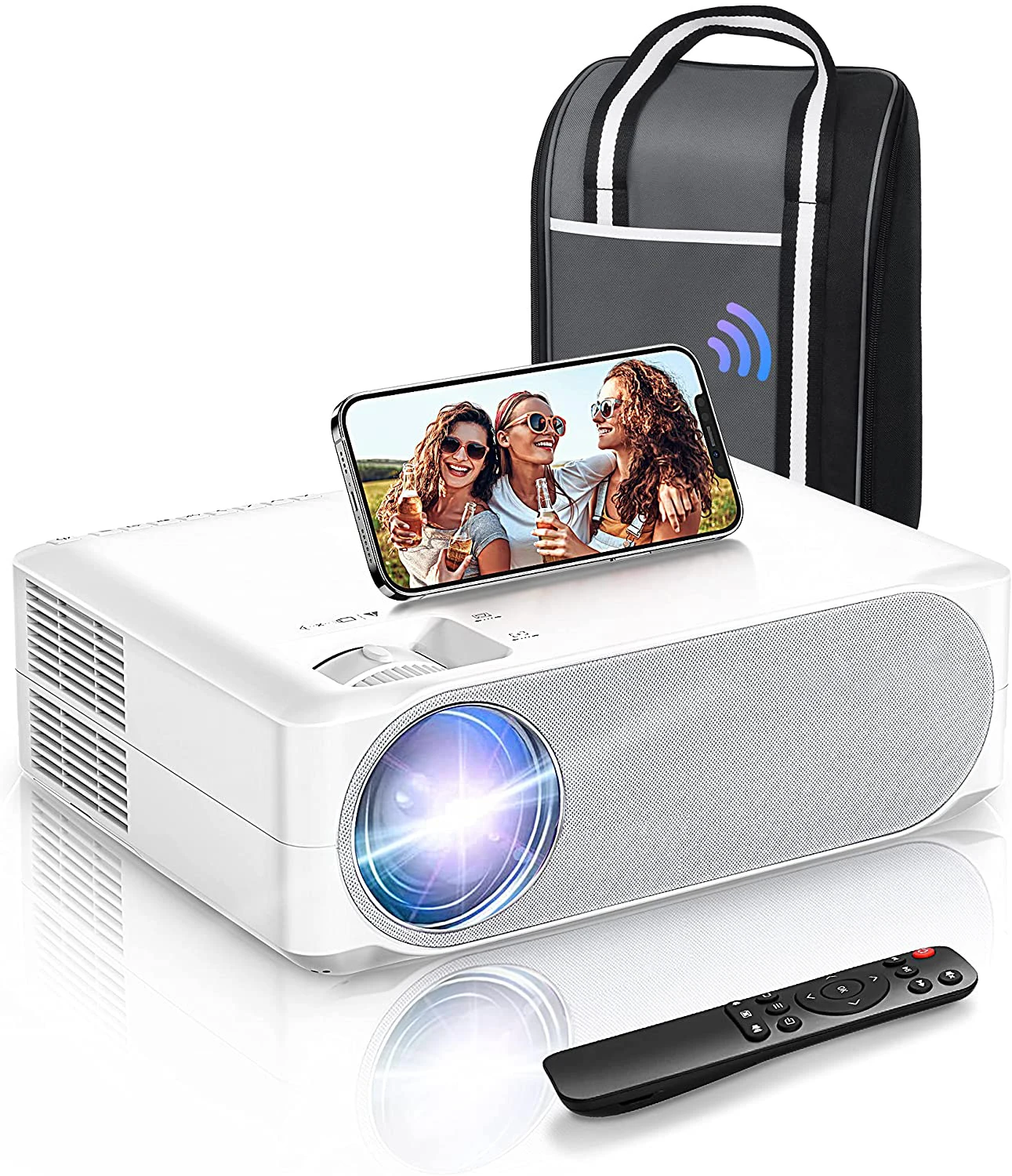 [2022 New Updated High 9900 Lumesn 1080p Projector] A mazon Hot Selling Updated 1080P LED Home Video Theater Portable Projector