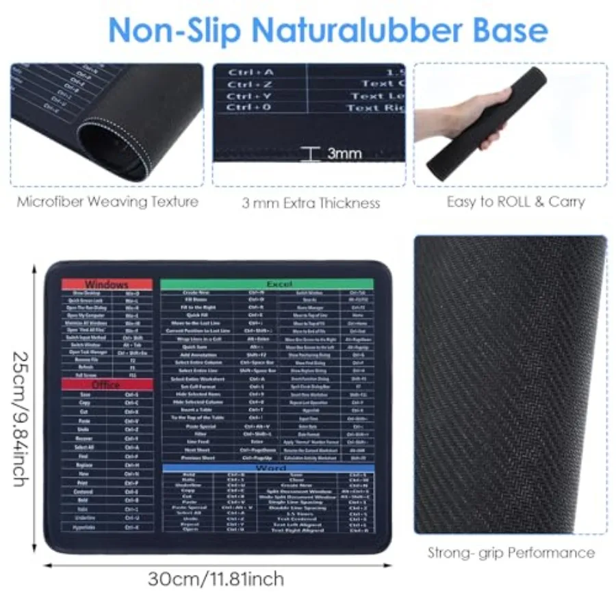 اختصارات Excel لوحة الماوس غير القابلة للانزلاق ملحقات مكتب المكتب #2