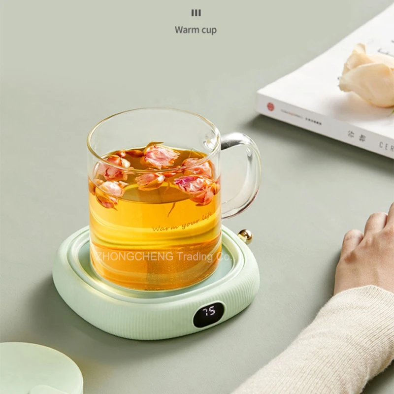 ความร้อน Coaster คงที่ Warm Warm ถ้วย55องศาอุ่นถ้วยน้ำอุ่น Coaster นมร้อน Artifact