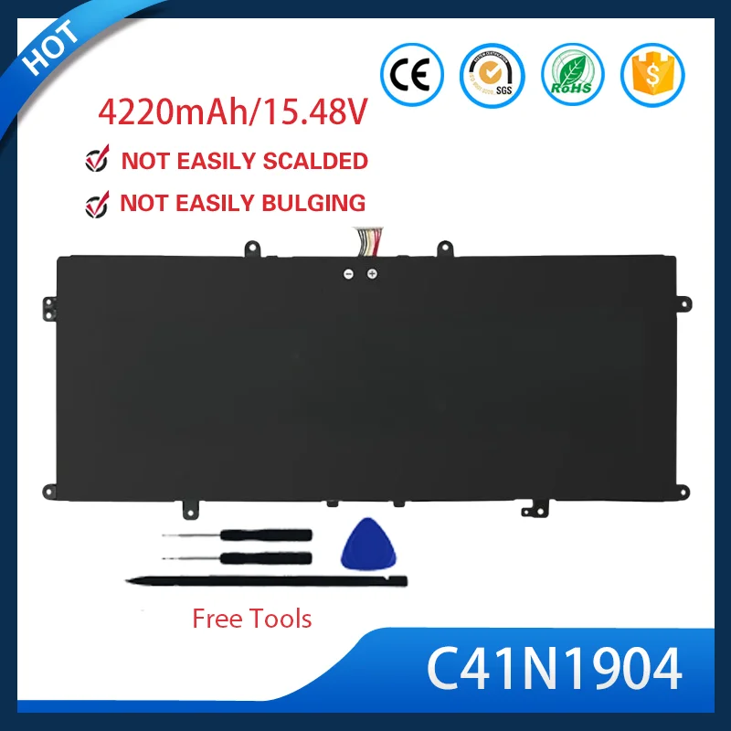 

Высокоемкостная сменная батарея для ноутбуков ASUS ZenBook UX325xx UX425xx UX371EA UX393EA S435EA, 67 Вт·ч, C41N1904