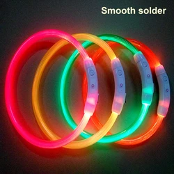 LED Dog Collar Flash Dog Necklace Light Pet Safety Collar Makes Your Beloved Dogs Be Seen at Night for Small Medium Large Dogs