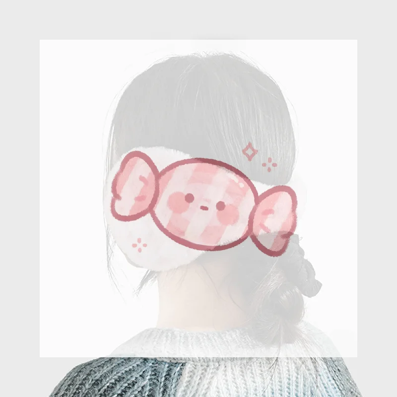 ファッション防寒秋冬イヤーマフ厚く暖かいぬいぐるみ女性男性イヤーマフ防風快適な耳カバーユニセックス