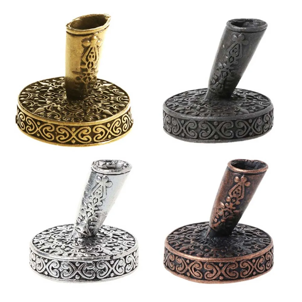 

European Style Pen Accessories Stainless Steel Desk Organizer Feather Pen Stand Holder Fountain Pen Organizer Round Pen Holder