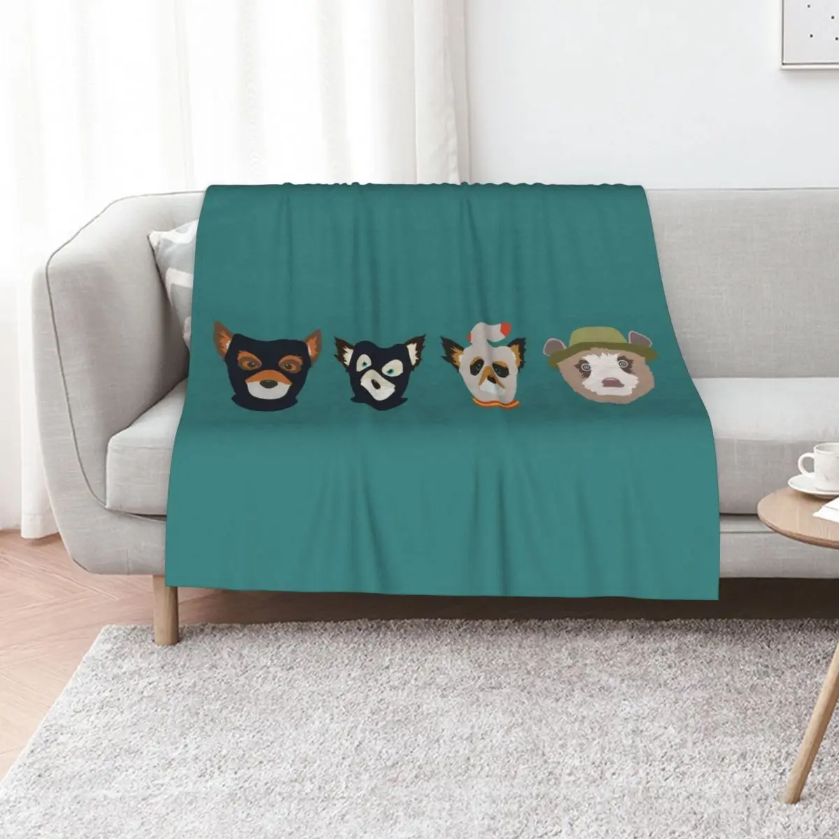 Fantastic Mr. Fox Throw Blanket Custom Luxury Brand Flannel Fabric Thermals For Travel Summer for babies Blankets