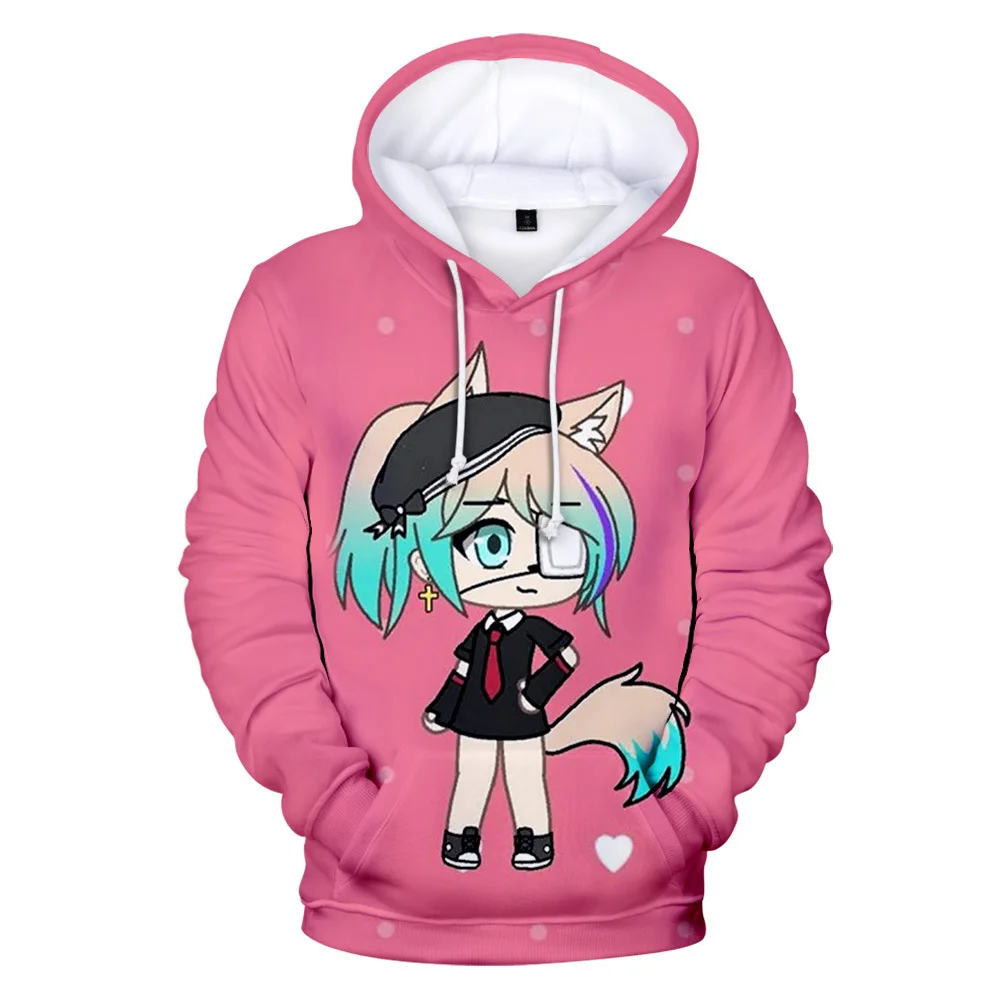 

Удобные толстовки Harajuku в стиле хип-хоп для игр Gacha Life с 3D принтом толстовки свитшоты для мужчин/женщин свитшоты для взрослых/детей повседневные пуловеры