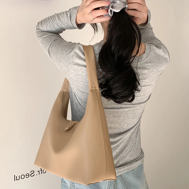 Trend Retro Underarm Shoulder Bag Small PU Leather Crossbody Bags for Women Ladies Retro Handbags and Purses