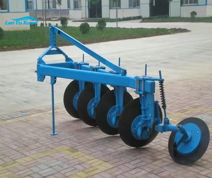 

wholesale agricultural 80-100 four wheel tractor 3-point suspended heavy-duty pto driven disc plow plough tools