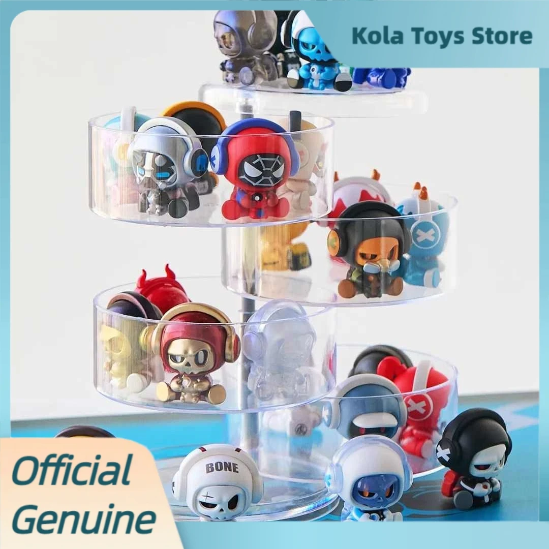 Genuine Baby Mr.Bone Blind Box Anime Figure Mini Fashion Play Figurine Doll Collect Decoration Pvc Model Toy Gifts For Boys