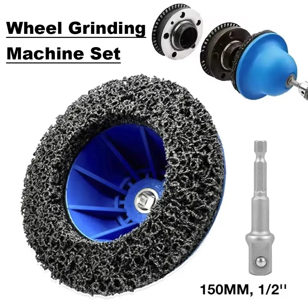 Wheel Hub Grinder Rust Grinding Wheel Cordless Polishing Tool with 1/2 Impact Driver Socket For Tire Grinding/Rust Removal ﻿