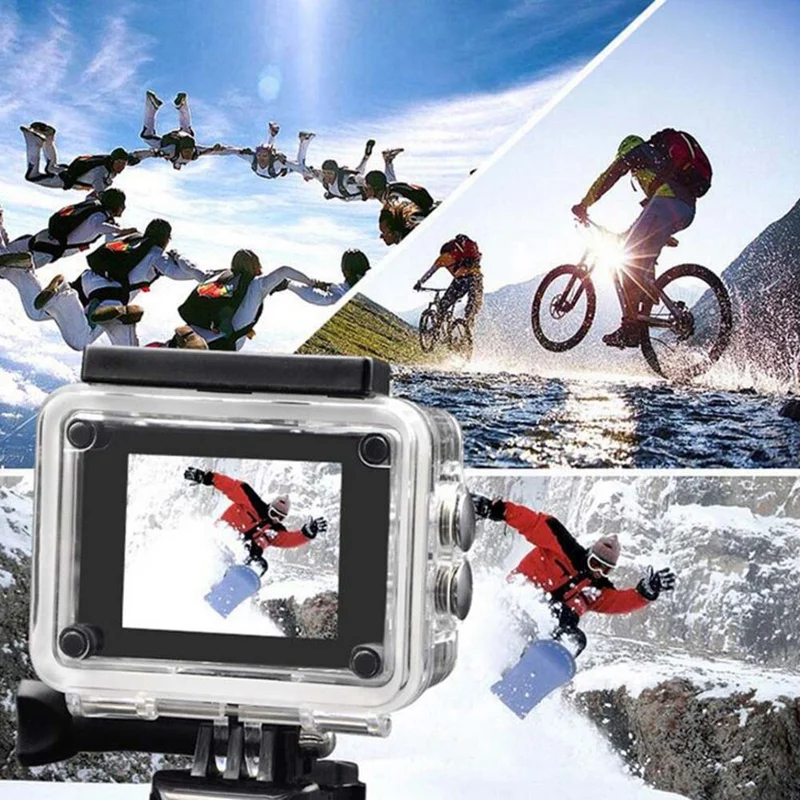 ●Motion Camera, 4K HD Camera Wifi Diving Sports Camera DV Waterproof Outdoor Underwater Camera