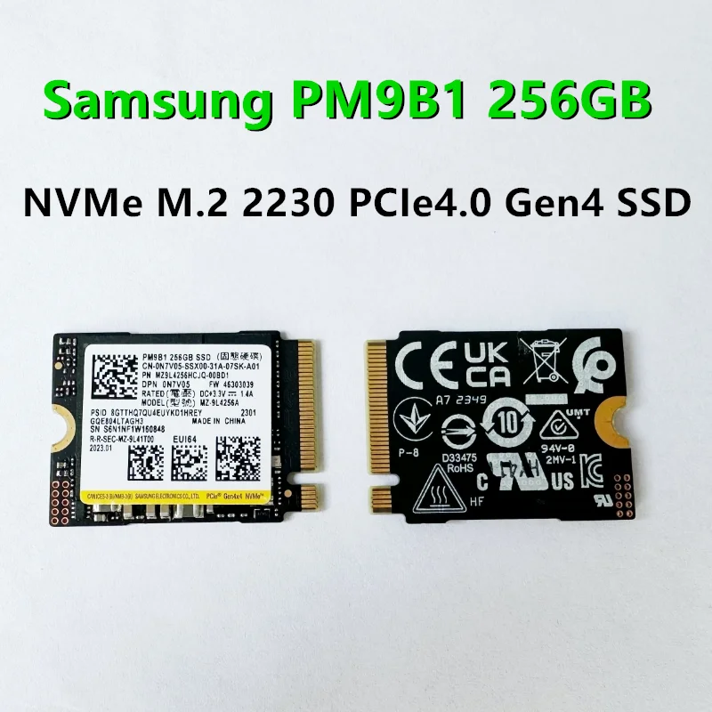 OEM Samsung NVMe M.2 2230/2242 SSD PCIe 3.0x4 & PM991a 256GB