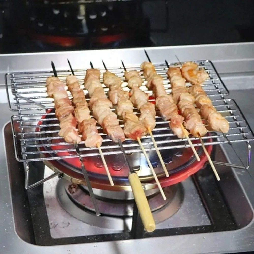 

on Household Stove Kitchen Barbecue Grill Cooking Utensils Single Person Serving BBQ Grill Outdoor Cooking Tools BBQ Oven Home